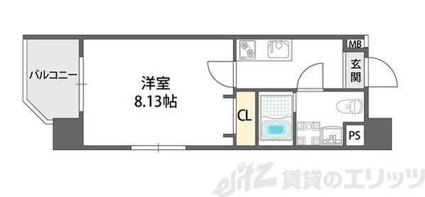 ドゥエリング梅田の物件間取画像